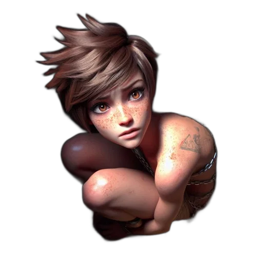 face, robot, weapon, hair transparent PNG cut-out