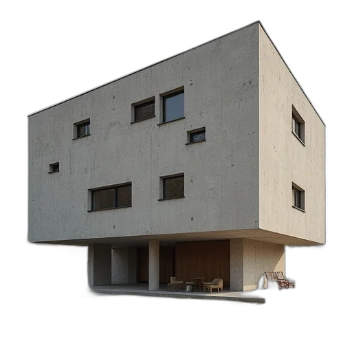 building, furniture, 3d render, photorealistic transparent PNG cut-out