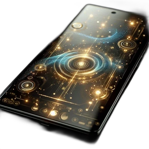 concept art, outer space, futuristic, digital transparent PNG cut-out