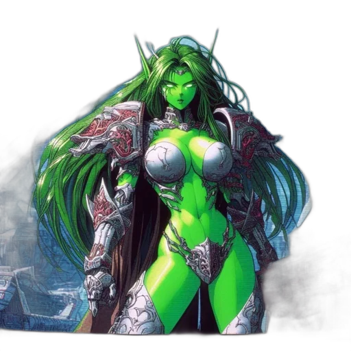 fantasy art, concept art, comic book art, pixel art transparent PNG cut-out