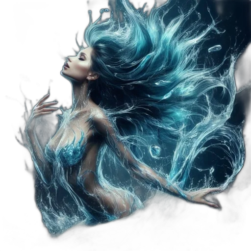 hair, creature, dress, dragon transparent PNG cut-out