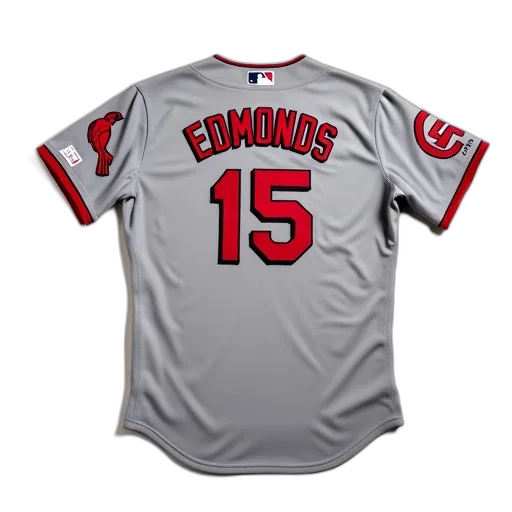 gray, baseball, jersey, number transparent PNG cut-out