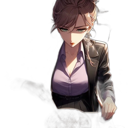 jacket, staff, face, mask transparent PNG cut-out