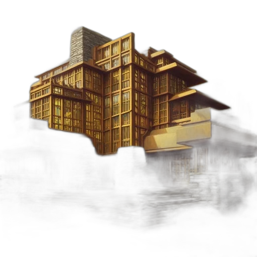 building, furniture, concept art, 3d render transparent PNG cut-out