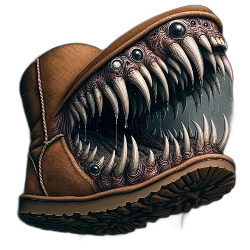 shoes, hat, creature, animal transparent PNG cut-out