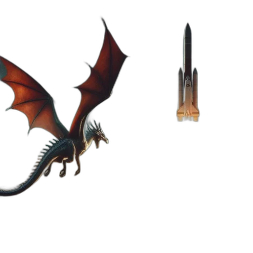 dragon, weapon, creature, sword transparent PNG cut-out