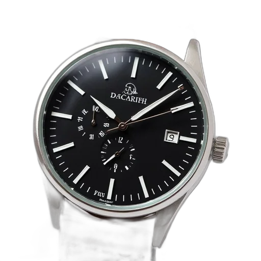 close-up, image, wristwatch, black transparent PNG cut-out