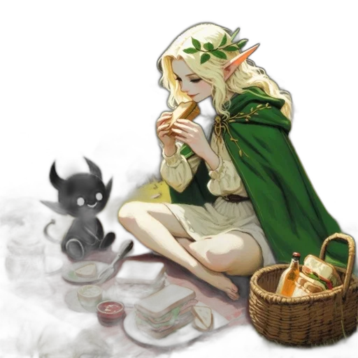 food, dragon, fantasy art, concept art transparent PNG cut-out