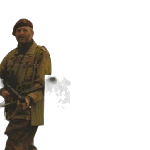 weapon, staff, face, jacket transparent PNG cut-out