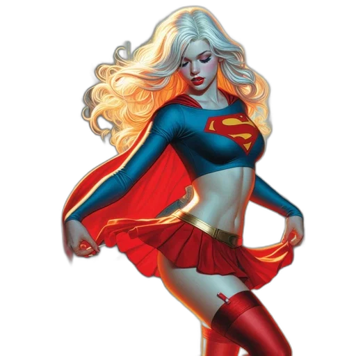 comic book art, concept art, fantasy art, animated transparent PNG cut-out
