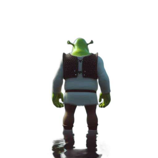robot, jacket, hat, staff transparent PNG cut-out