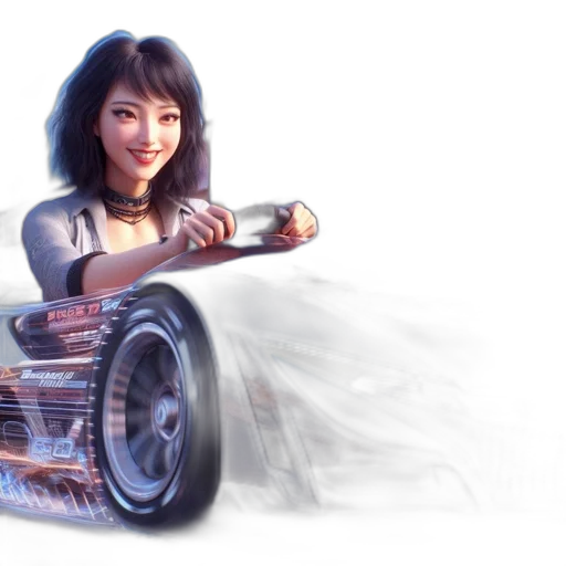 car, concept art, photorealistic, fantasy art transparent PNG cut-out