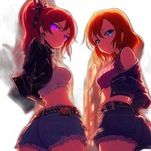 jacket, weapon, anime, cyberpunk transparent PNG cut-out