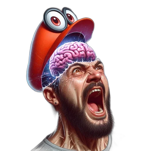 hat, creature, animal, face transparent PNG cut-out