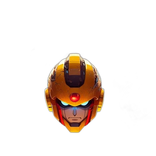 robot, mask, face, crown transparent PNG cut-out