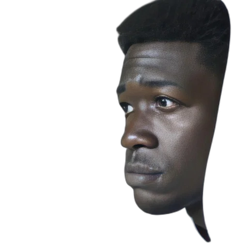 face, mask, hair, hat transparent PNG cut-out