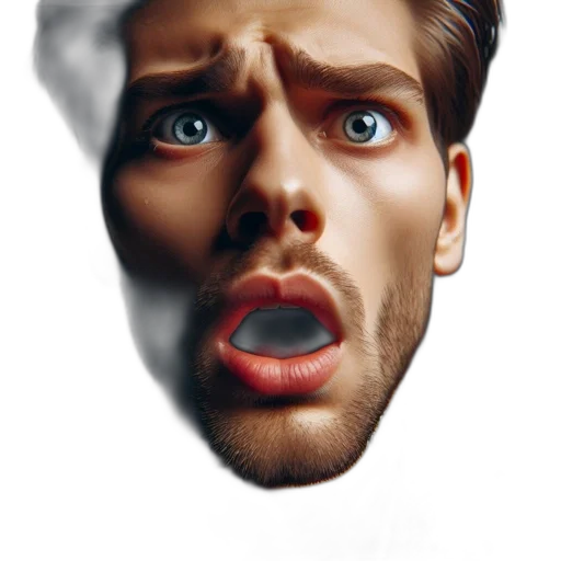 face, mask, creature, staff transparent PNG cut-out