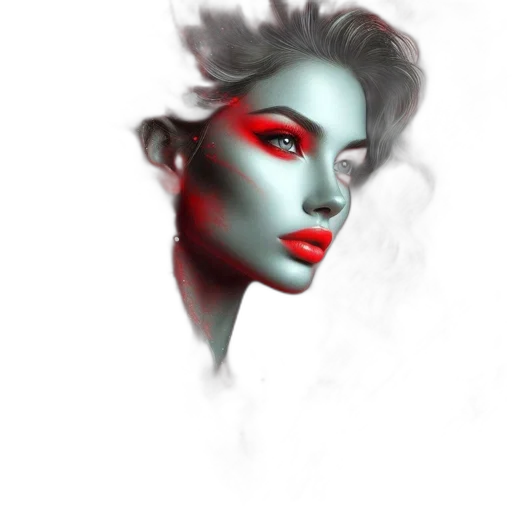 face, mask, photorealistic, fantasy art transparent PNG cut-out