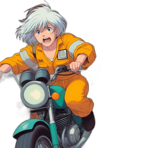 jacket, weapon, anime, concept art transparent PNG cut-out