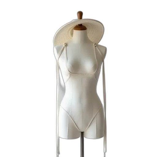 dress, jacket, jewelry, hat transparent PNG cut-out