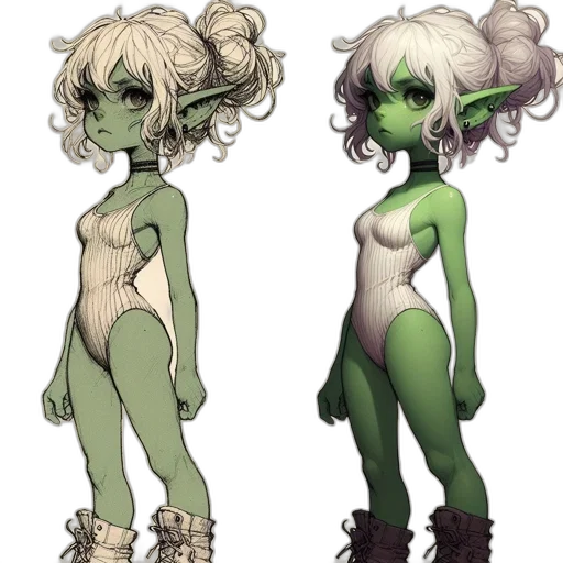 creature, concept art, fantasy art, pixel art transparent PNG cut-out