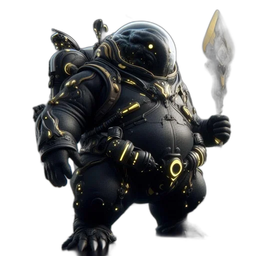 staff, robot, weapon, creature transparent PNG cut-out