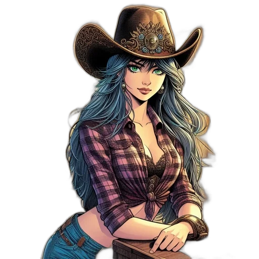 hat, comic book art, cartoon, fantasy art transparent PNG cut-out