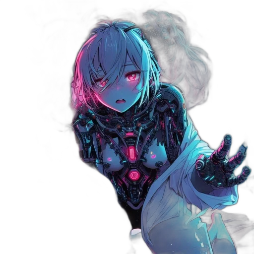 robot, jacket, mask, dress transparent PNG cut-out