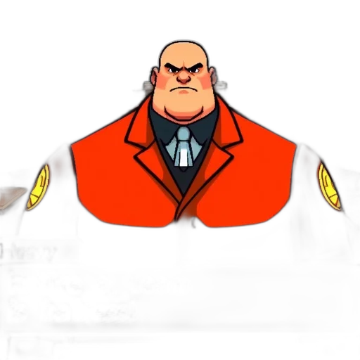 jacket, staff, crown, face transparent PNG cut-out