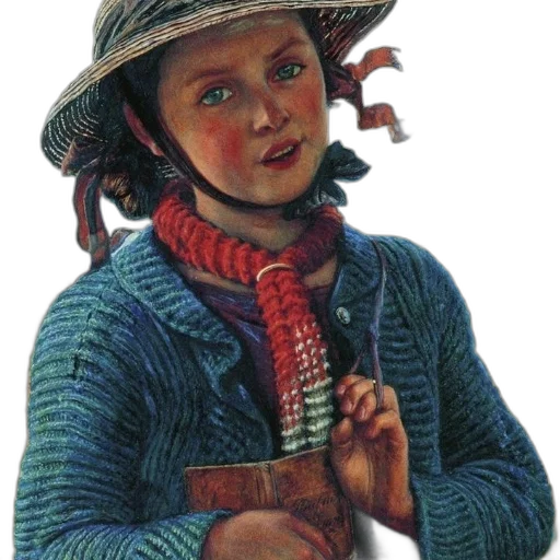 hat, face, staff, jacket transparent PNG cut-out