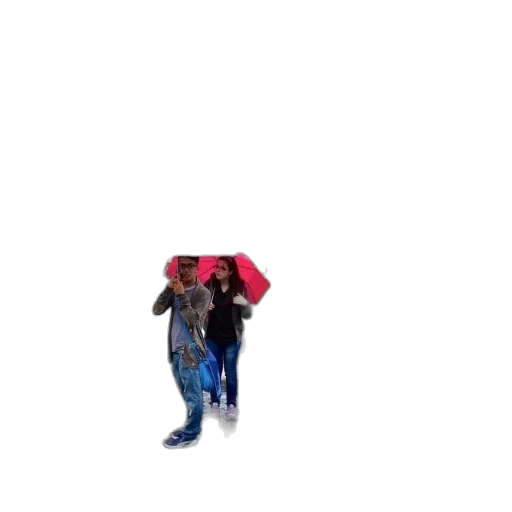 umbrella, jacket, staff, robot transparent PNG cut-out