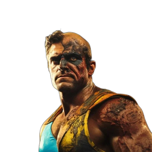 face, staff, concept art, comic book art transparent PNG cut-out