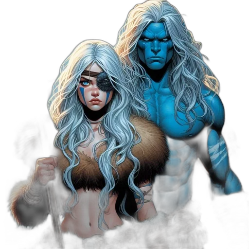 comic book art, fantasy art, concept art, photorealistic transparent PNG cut-out
