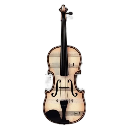 sheet, music, easy, violin transparent PNG cut-out