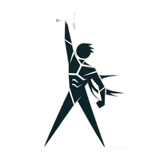 staff, sword, concept art, stylized transparent PNG cut-out