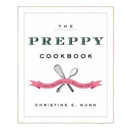 preppy, cookbook, classic, recipes transparent PNG cut-out
