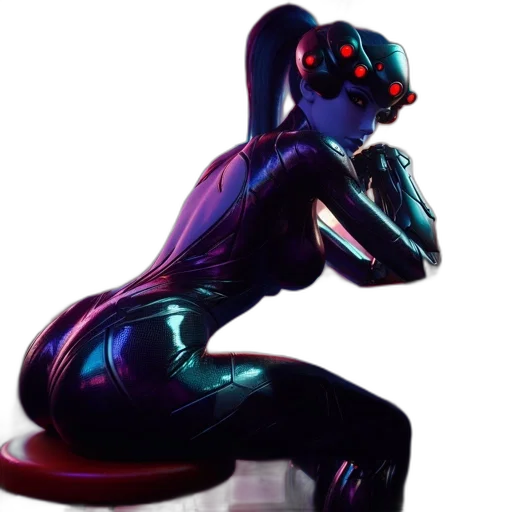 robot, creature, mask, cyberpunk transparent PNG cut-out