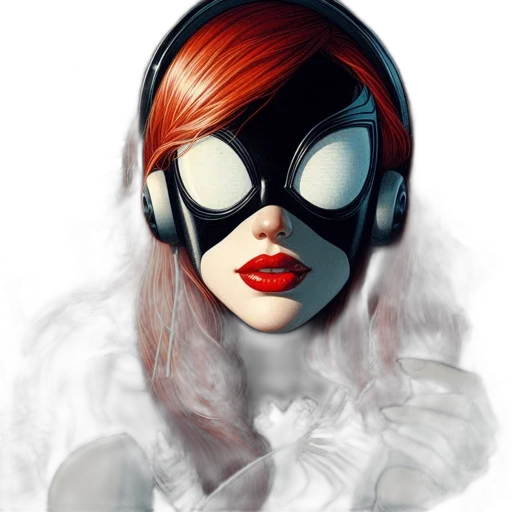mask, face, jewelry, photorealistic transparent PNG cut-out