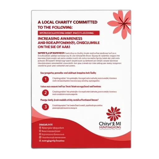 flyer, promoting, charity, event transparent PNG cut-out