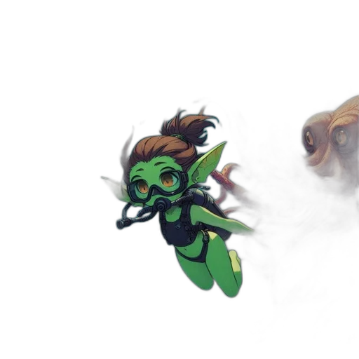 mask, creature, concept art, fantasy art transparent PNG cut-out