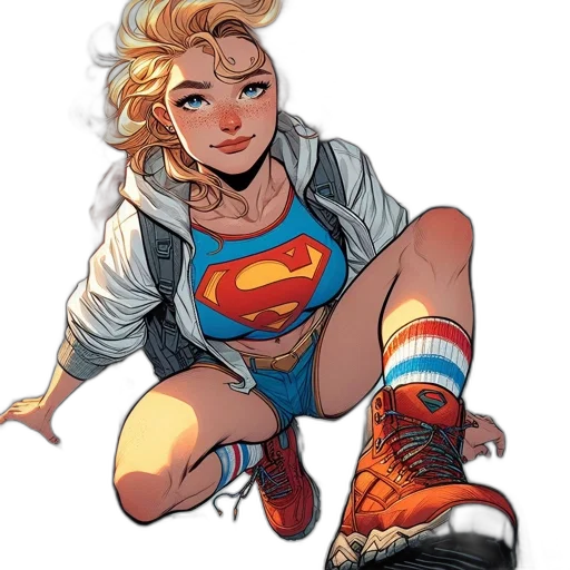 comic book art, concept art, cartoon, pixel art transparent PNG cut-out