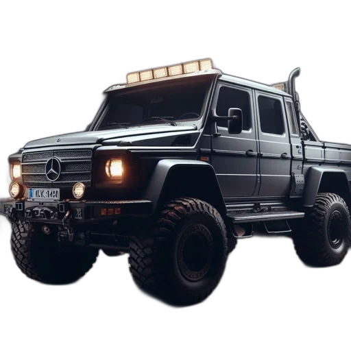 car, weapon, 3d render, concept art transparent PNG cut-out