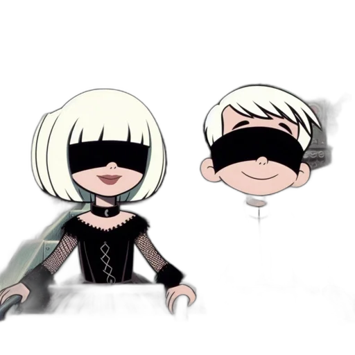cartoon, concept art, comic book art, cyberpunk transparent PNG cut-out