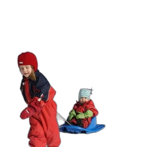hat, jacket, 3d render, snow transparent PNG cut-out