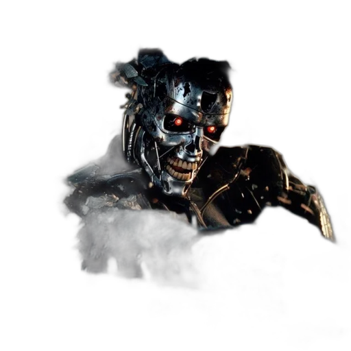mask, robot, face, creature transparent PNG cut-out
