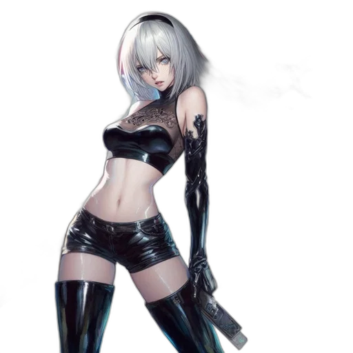 weapon, robot, sword, staff transparent PNG cut-out