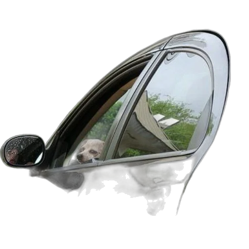car, umbrella, photorealistic, small transparent PNG cut-out