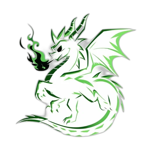 dragon, staff, creature, animal transparent PNG cut-out