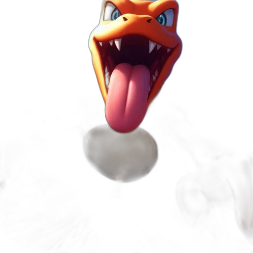 dragon, creature, animal, staff transparent PNG cut-out