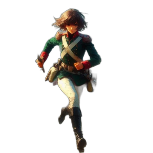 staff, sword, weapon, jacket transparent PNG cut-out